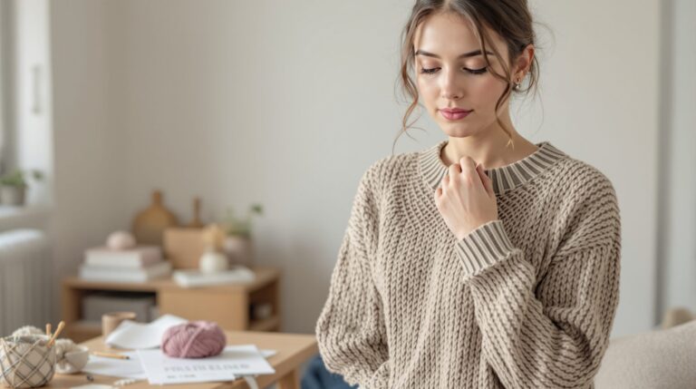 modele de pull en tricot gratuit