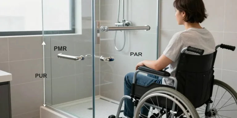 taille douche pmr