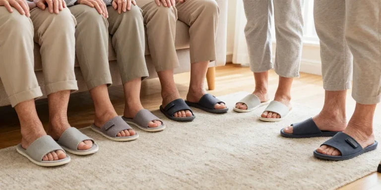 pantoufles personnes âgées
