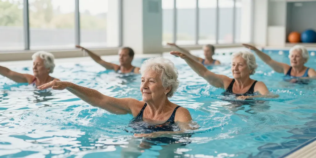 exercices aquagym seniors