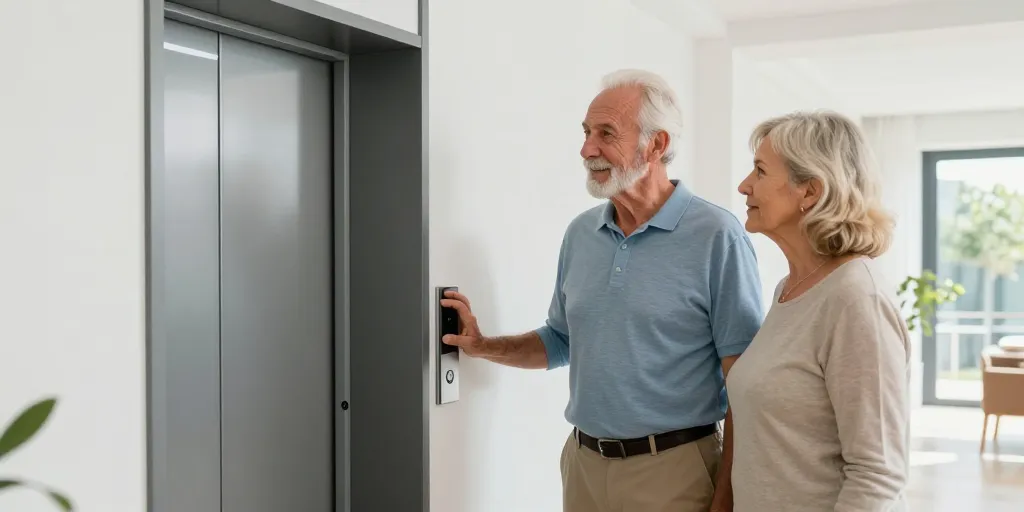monte personne vertical interieur prix