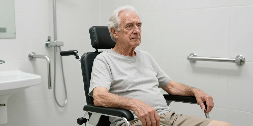 chaise douche senior